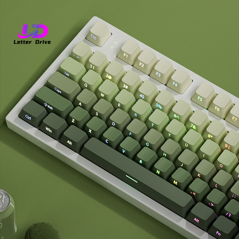 Gaming Accessories Aesthetic - 135 Tuşlu Cherry Profil Yeşil Üzüm
