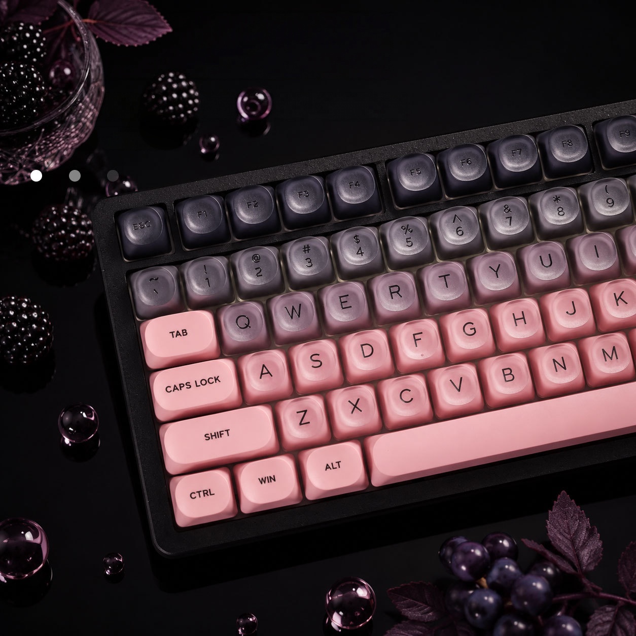 Siyah Pembe Geçişli Kristal Tu - Gaming Accessories Aesthetic incelemesi ve fiyatı
