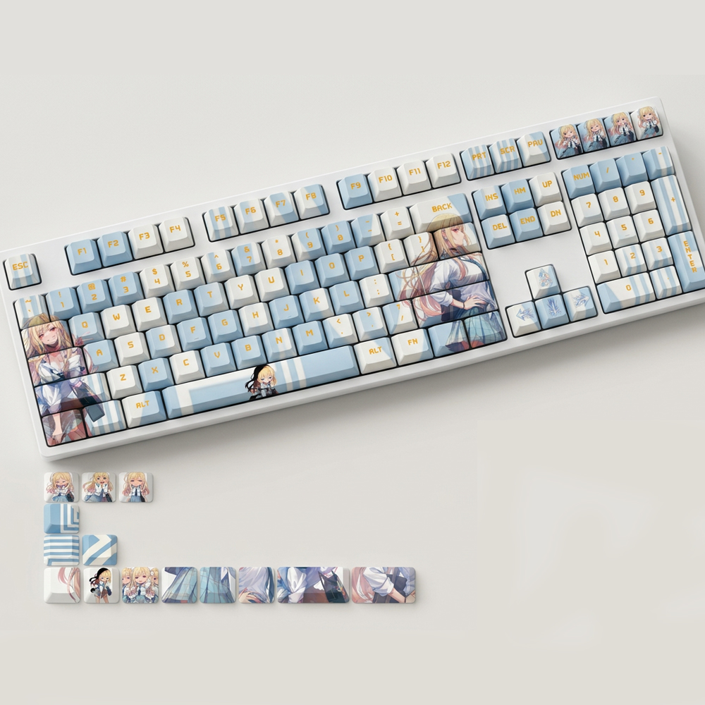 Anime Oyun Klavye Tuşları 122  - Gaming Accessories Aesthetic incelemesi ve fiyatı